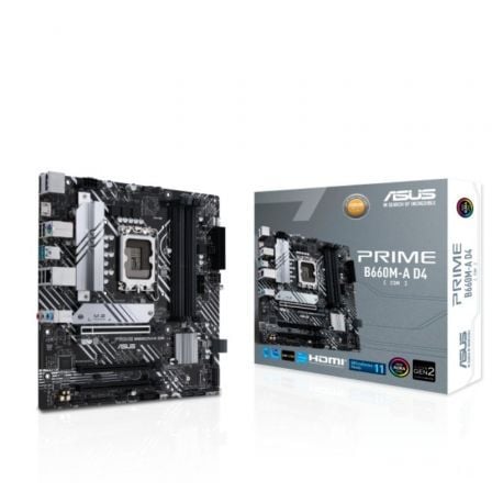 Placa Base Asus Prime B660M-A D4-CSM/ Socket 1700/ Micro ATX_0