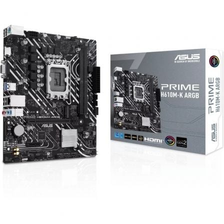 Placa Base Asus Prime H610M-K ARGB Socket 1700/ Micro ATX_0