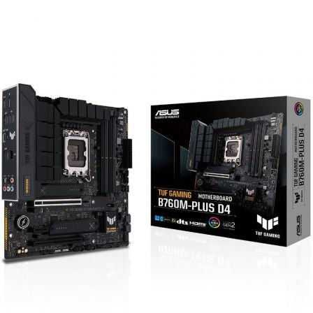 Placa Base Asus TUF GAMING B760M-PLUS D4/ Socket 1700/ Micro ATX_0