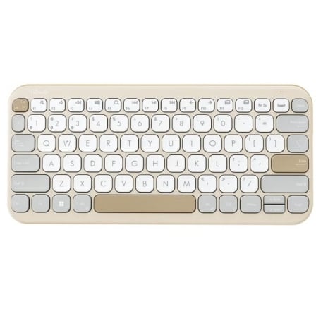 Teclado Inalámbrico Asus Marshmallow KW100/ Beige_0