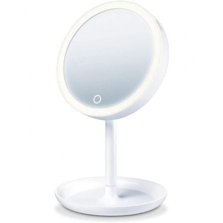 Espejo Cosmético de Maquillaje con Luz Beurer BS 45/ Telescópico/ Ø17.5cm_0