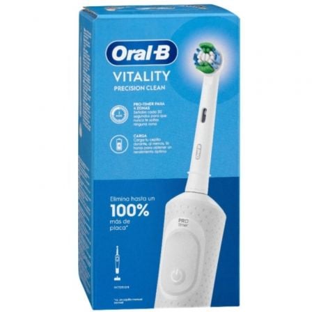 Cepillo Dental Braun Oral-B Vitality Pro Precision Clean/ Blanco_0