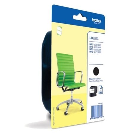 Cartucho de Tinta Original Brother LC-229 XL Alta Capacidad/ Negro_0