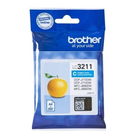 Cartucho de Tinta Original Brother LC-3211C/ Cian_0