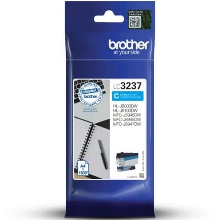 Cartucho de Tinta Original Brother LC-3237C/ Cian_0