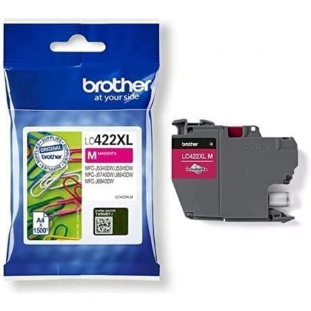 Cartucho de Tinta Original Brother LC-422 XL Alta Capacidad/ Magenta_0