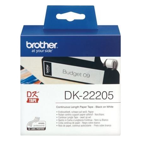 Rollo de Papel Continuo Original Brother DK-22205_0