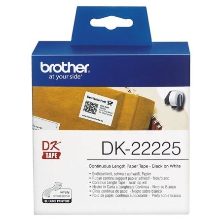 Rollo de Papel Continuo Original Brother DK-22225_0