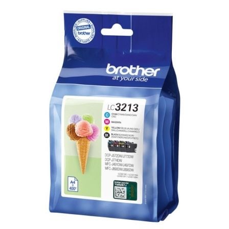 Cartucho de Tinta Original Brother LC-3213VAL Multipack/ Cian/ Magenta/ Amarillo/ Negro_0