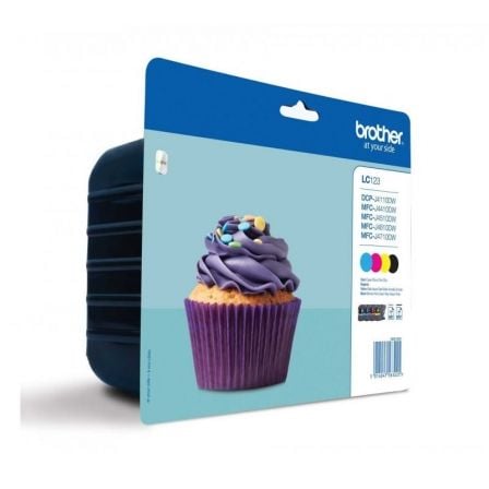 Cartucho de Tinta Original Brother LC-123 Multipack/ Cian/ Magenta/ Amarillo/ Negro_0