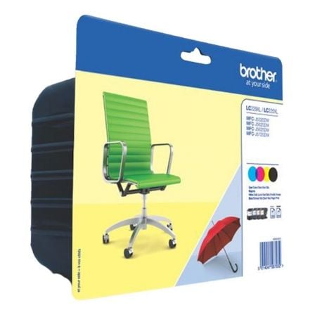 Cartucho de Tinta Original Brother LC-229/ LC-225XL Alta Capacidad Multipack/ Cian/ Magenta/ Amarillo/ Negro_0