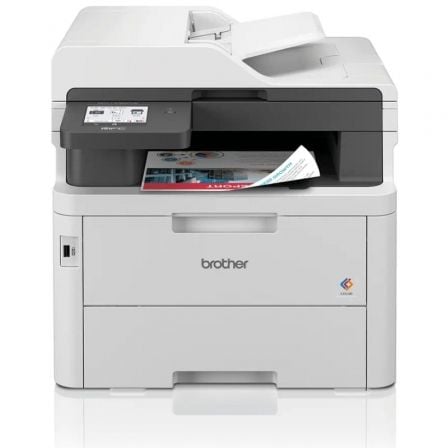 Multifunción Láser Color Brother MFC-L3760CDW WiFi/ Fax/ Dúplex/ Negra_0