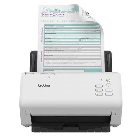 Escáner Documental Brother ADS-4300N con Alimentador de Documentos ADF/ Doble cara_0