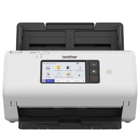 Escáner Documental Brother ADS-4700W con Alimentador de Documentos ADF/ Doble cara_0