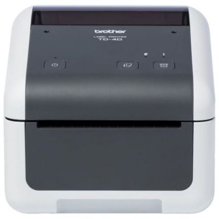 Impresora de Etiquetas y Tickets Brother TD-4410D/ Térmica/ Ancho etiqueta 108mm/ USB-RS232/ Blanca y Negra_1