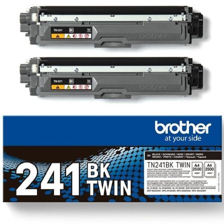 Tóner Original Brother TN241BKTWIN Multipack/ 2x Negro_0
