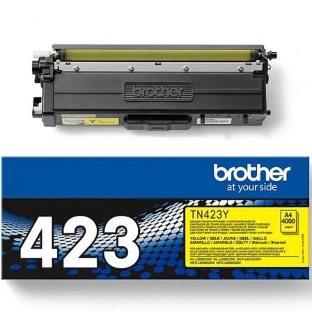 Tóner Original Brother TN-423Y Alta Capacidad/ Amarillo_0