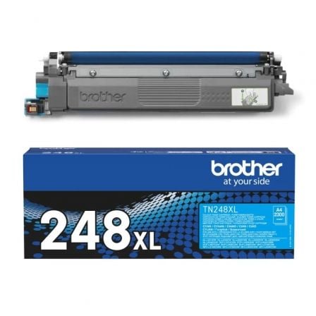 Tóner Original Brother TN248XLC Alta Capacidad/ Cian_0