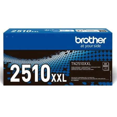 Tóner Original Brother TN2510XXL Alta Capacidad/ Negro_0