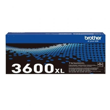 Tóner Original Brother TN3600XL Alta Capacidad/ Negro_0