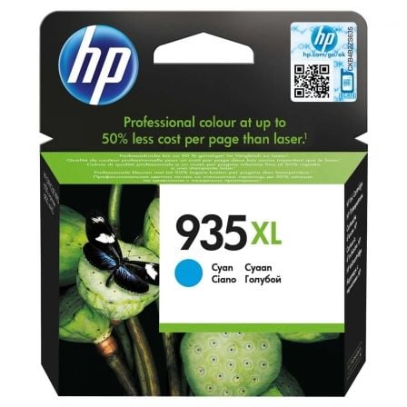 Cartucho de Tinta Original HP nº935 XL Alta Capacidad/ Cian_0