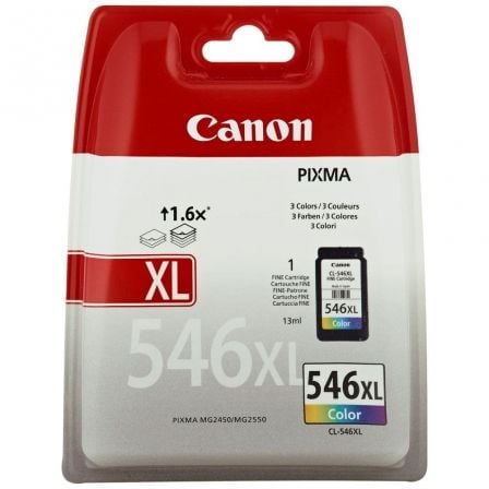Cartucho de Tinta Original Canon CL-546XL Alta Capacidad/ Tricolor_0