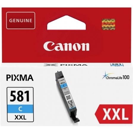 Cartucho de Tinta Original Canon CLI-581XXL Alta Capacidad/ Cian_0