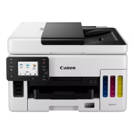 Multifunción Recargable Canon MAXIFY GX6050 MegaTank WiFi/ Dúplex/ Blanca_0