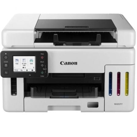 Multifunción Recargable Canon MAXIFY GX6550 MegaTank WiFi/ Dúplex/ Blanca_0