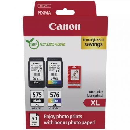 Tinte Photo Value Pack PG-575XL /CL-576XL_0