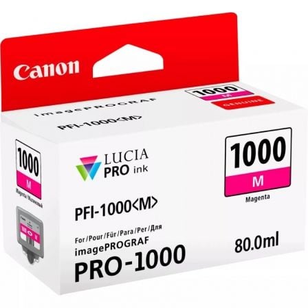 Cartucho de Tinta Original Canon PFI-1000M/ Magenta_0
