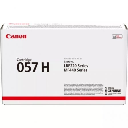 Tóner Original Canon i-SENSYS nº057H Alta Capacidad/ Negro_0