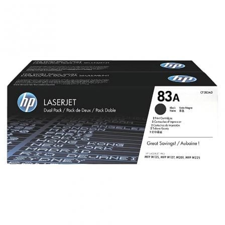 Tóner Original HP nº83A Multipack/ 2x Negro_0