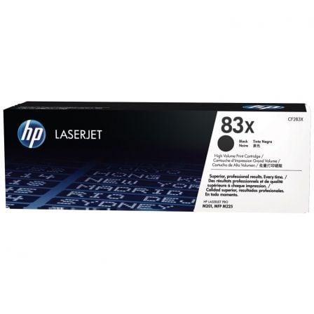 Tóner Original HP nº83X XL Alta Capacidad/ Negro_0