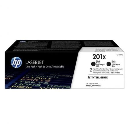 Tóner Original HP nº201X XL Alta Capacidad Multipack/ 2x Negro_0