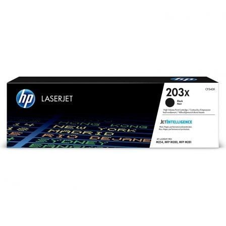 Tóner Original HP nº203X XL Alta Capacidad/ Negro_0