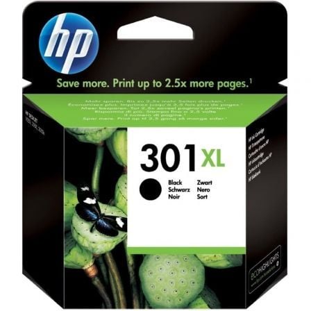 HP 301XL High Yield Black Original Ink Cartridge cartucho de tinta 1 pieza(s) Alto rendimiento (XL)_0