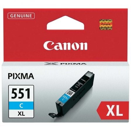 Cartucho de Tinta Original Canon CLI-551C XL Alta Capacidad/ Cian_0