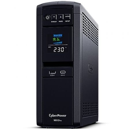 SAI Línea Interactiva Cyberpower CP1600EPFCLCD/ 1600VA-1000W/ 6 Salidas/ Formato Torre_0