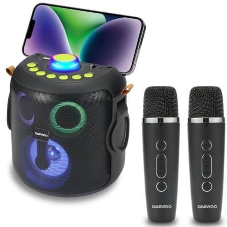 Altavoz con Bluetooth Daewoo Karaoke DW3008/ 15W/ 1.0_0