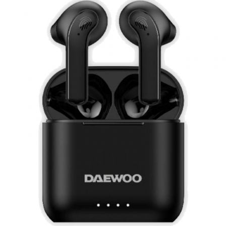 Auriculares Bluetooth Daewoo DW2020 con estuche de carga/ Autonomía 5h/ Negros_0