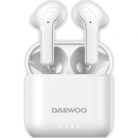 Auriculares Bluetooth Daewoo DW2021 con estuche de carga/ Autonomía 5h/ Blancos_0