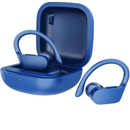 Auriculares Deportivos Bluetooth Daewoo DW2024 con estuche de carga/ Autonomía 5h/ Azules_0