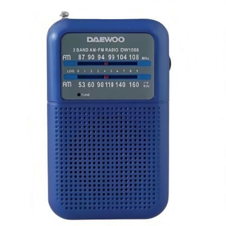 Radio Portátil Daewoo DW1008/ Azul_0