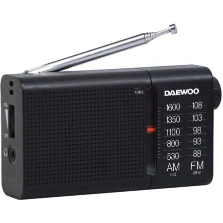 Radio Portátil Daewoo DW1119/ Negra_0