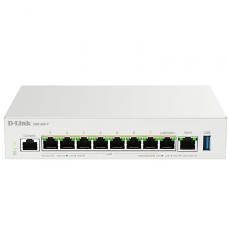 Router VPN/Firewall/Switch D-Link DBR-600-P/E/ 9 Puertos_0