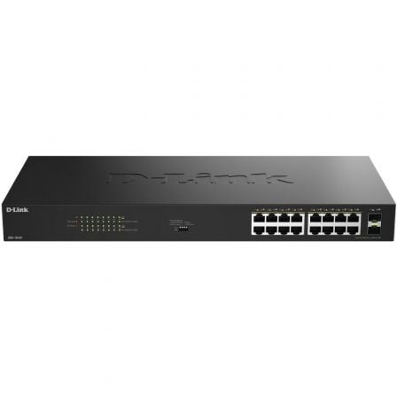 Switch D-Link DGS-1018P/E 18 Puertos/ RJ-45 Gigabit 10/100/1000 PoE/ SFP_0