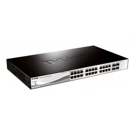 Switch D-Link DGS-1210-28P 28 Puertos RJ45/ 10/100/1000/ SFT/ PoE_0