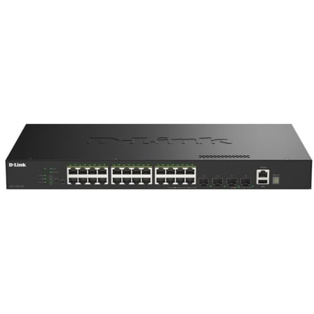 Switch D-LINK Smart Managed 28 Portas 24 Gigabit PoE+ / 4 x 10GB SFP+ / 370W / DGS-1530-28P/E_0