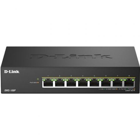 Switch D-Link DMS-108P/E 8 Puertos/ RJ-45 Gigabit 10/100/1000 PoE_0